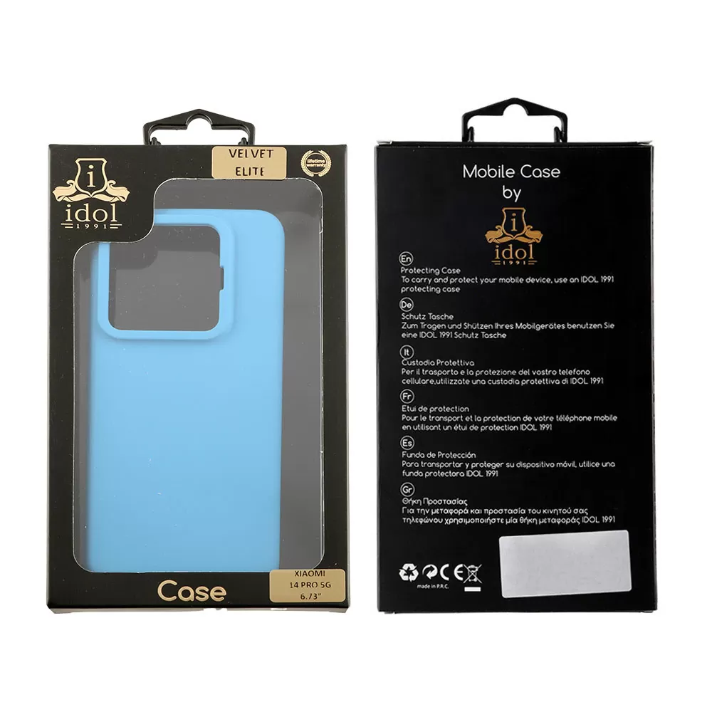 IDOL 1991 VELVET ELITE TPU ΘΗΚΗ XIAOMI 14 PRO 5G 6.73in  4 SIDE CAMERA GUARD WINTER BLUE - Image 2