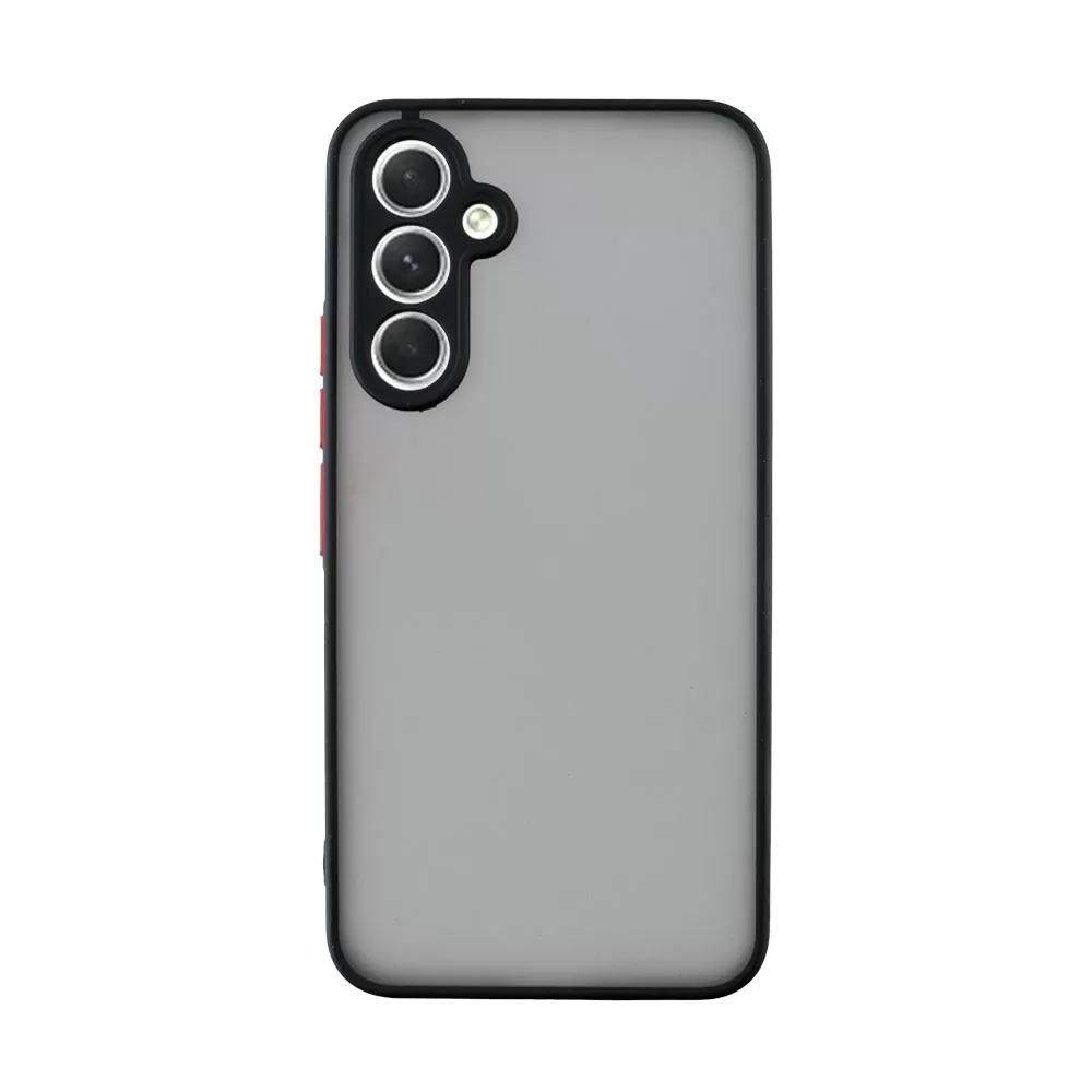 LIME HARDSHELL FUSION ΘΗΚΗ SAMSUNG A15 4G A155/A15 5G A156 6.4in  FULL CAMERA PROTECTION BLACK WITH RED KEYS - Image 5