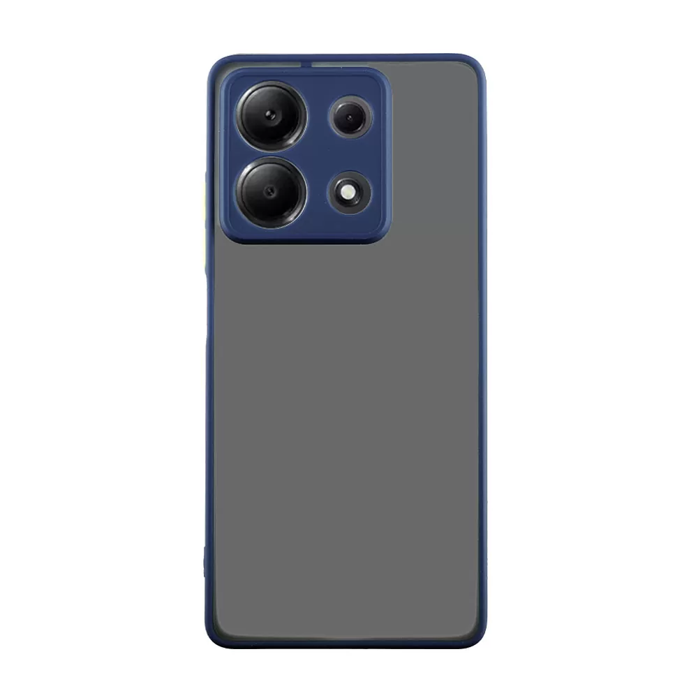 LIME HARDSHELL FUSION ΘΗΚΗ XIAOMI REDMI NOTE 13 PRO 5G 6.67in  FULL CAMERA PROTECTION BLUE WITH YELLOW KEYS - Image 7