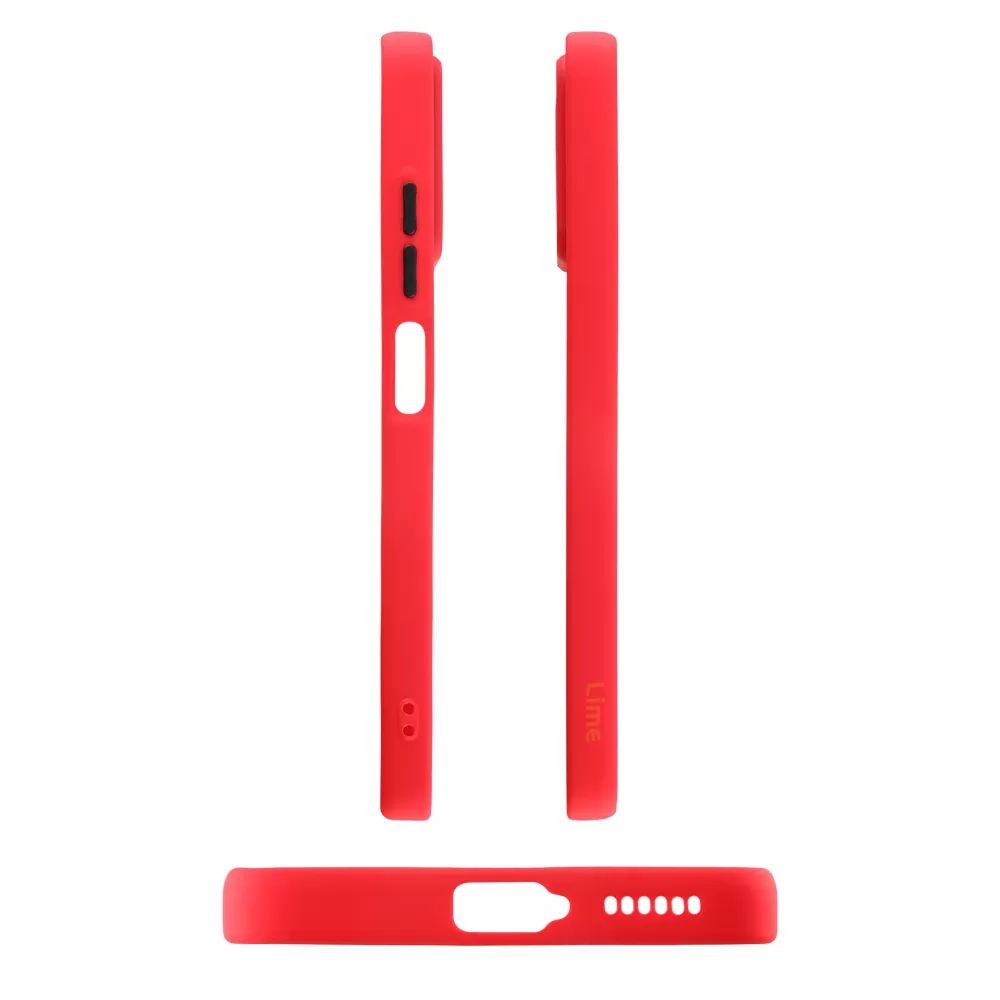 LIME HARDSHELL FUSION ΘΗΚΗ XIAOMI REDMI NOTE 13 PRO 5G 6.67in  FULL CAMERA PROTECTION RED WITH BLACK KEYS - Image 5