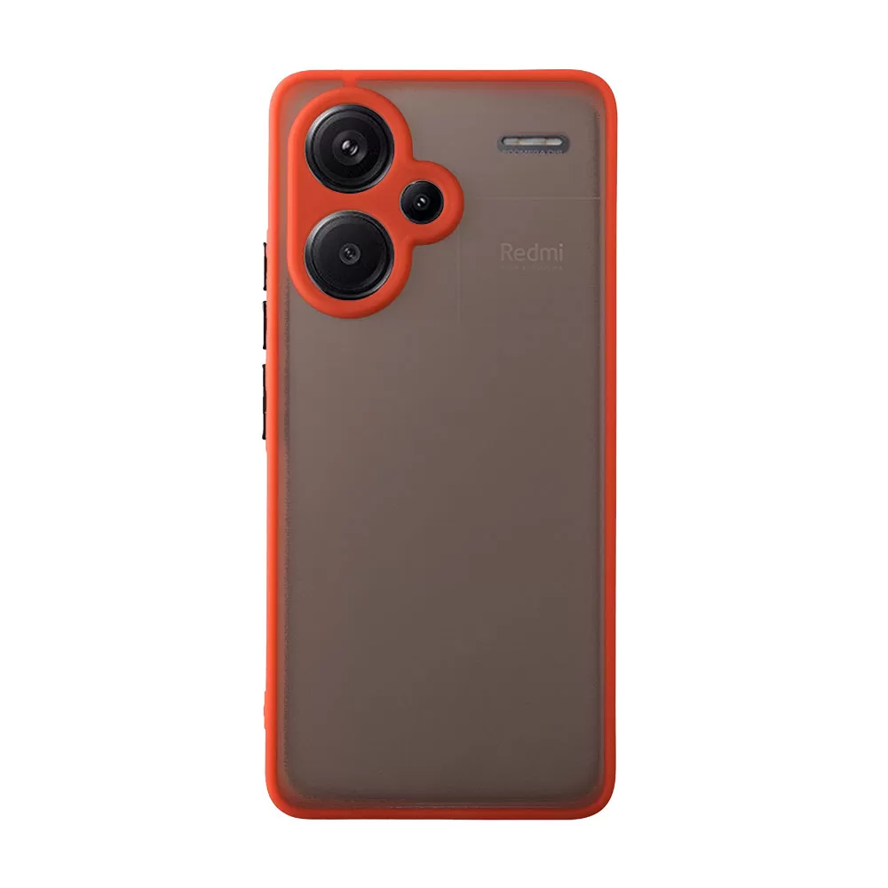 LIME HARDSHELL FUSION ΘΗΚΗ XIAOMI REDMI NOTE 13 PRO PLUS 5G 6.67in  FULL CAMERA PROTECTION RED WITH BLACK KEYS - Image 7