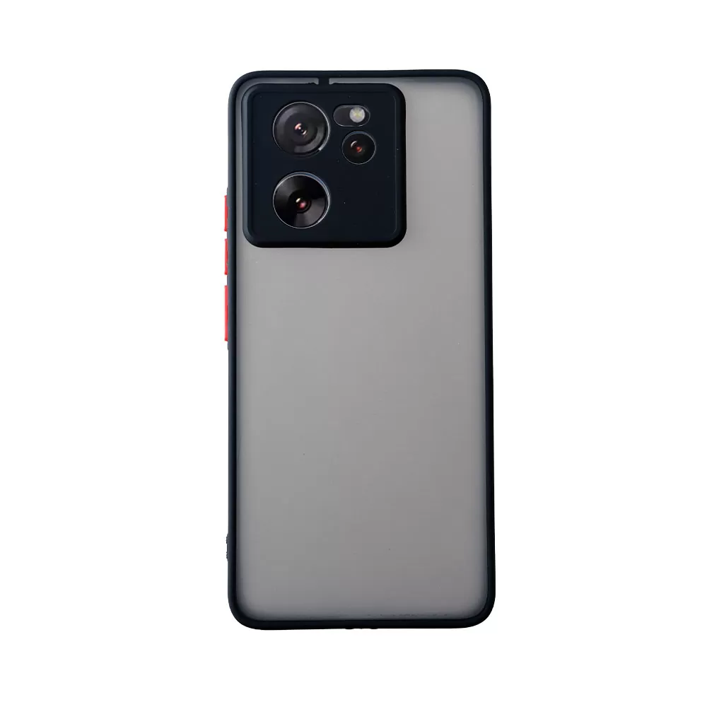 LIME HARDSHELL FUSION ΘΗΚΗ XIAOMI 13T PRO 5G 6.67in  FULL CAMERA PROTECTION BLACK WITH RED KEYS - Image 6