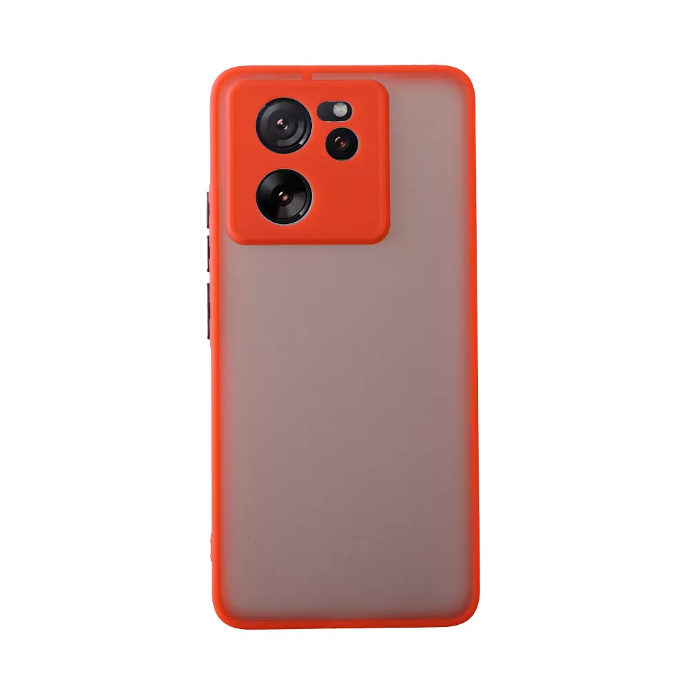 LIME HARDSHELL FUSION ΘΗΚΗ XIAOMI 13T PRO 5G 6.67in  FULL CAMERA PROTECTION RED WITH BLACK KEYS - Image 7