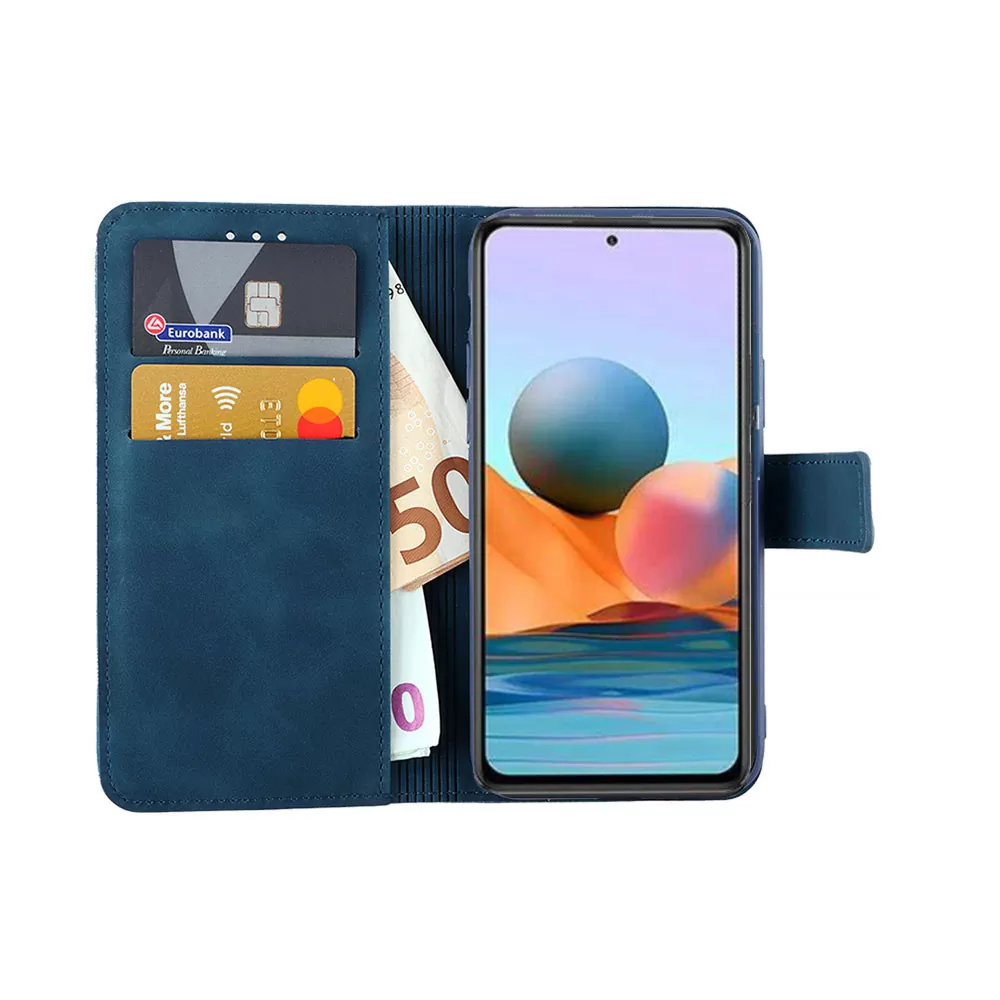 LIME ESSENTIAL ΘΗΚΗ SAMSUNG A35 5G A356 6.6in  MAGNET BOOK STAND CLIP DARK BLUE - Image 5