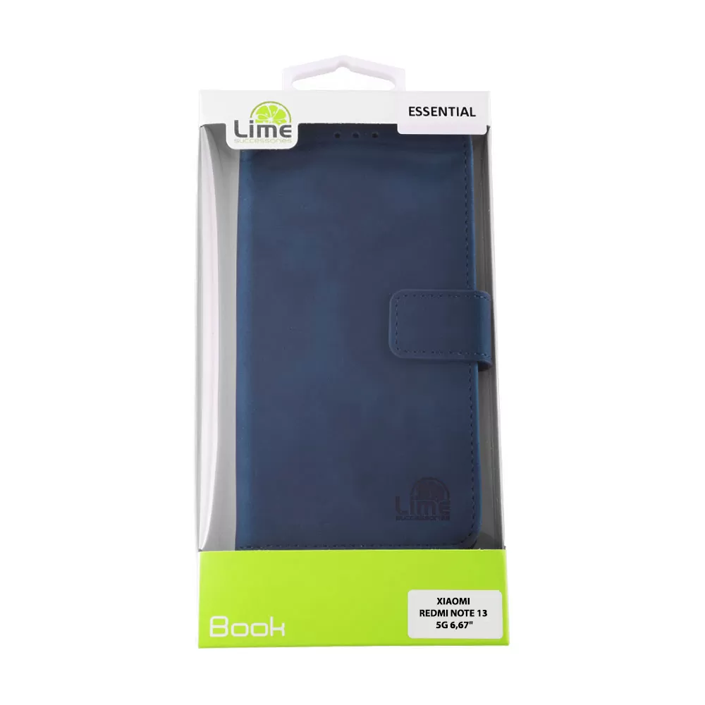 LIME ESSENTIAL ΘΗΚΗ SAMSUNG A55 5G A556 6.6in  MAGNET BOOK STAND CLIP DARK BLUE - Image 2