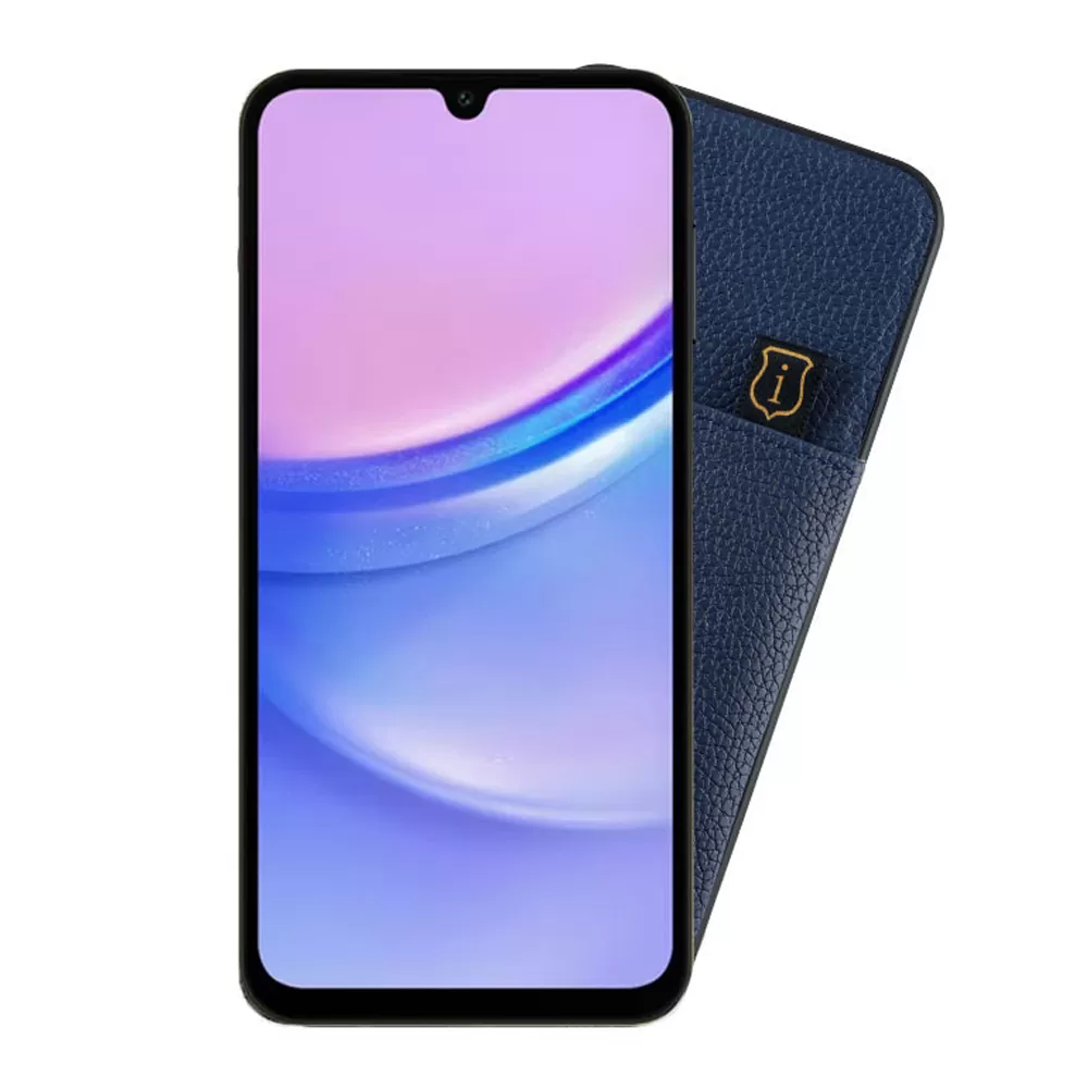 IDOL 1991 ANTI-RFID LEATHER SMART WALLET ΘΗΚΗ SAMSUNG A15 4G A155/A15 5G A156 6.4in CAMERA GUARD BLUE - Image 5