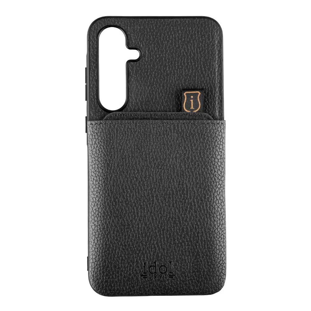 IDOL 1991 ANTI-RFID LEATHER SMART WALLET ΘΗΚΗ SAMSUNG A35 5G A356 6.6in CAMERA GUARD BLACK - Image 7