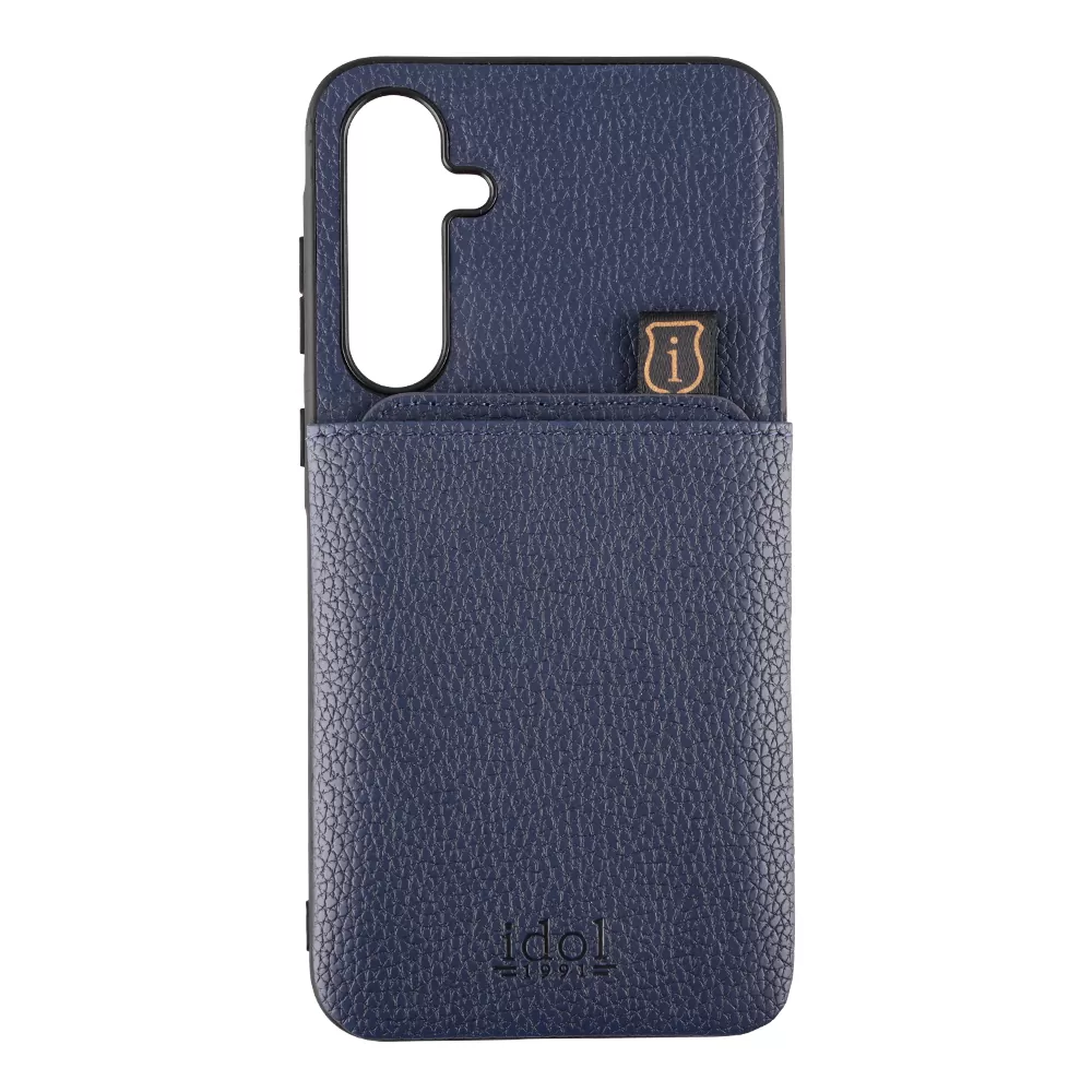 IDOL 1991 ΘΗΚΗ SAMSUNG A35 5G A356 6.6" ANTI-RFID LEATHER SMART WALLET CAMERA GUARD BLUE - Image 7