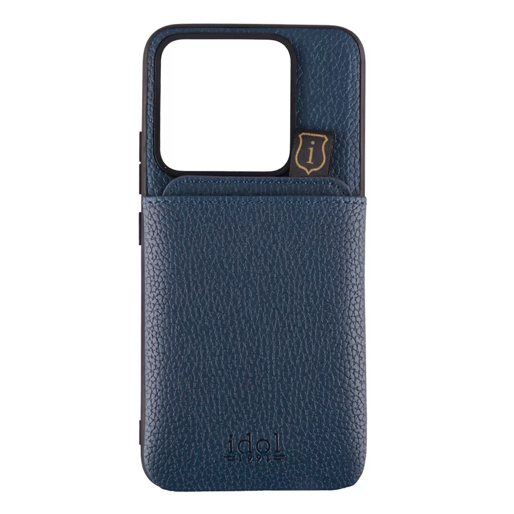 IDOL 1991 ANTI-RFID LEATHER SMART WALLET ΘΗΚΗ XIAOMI 14 5G 6.36in CAMERA GUARD BLUE - Image 7