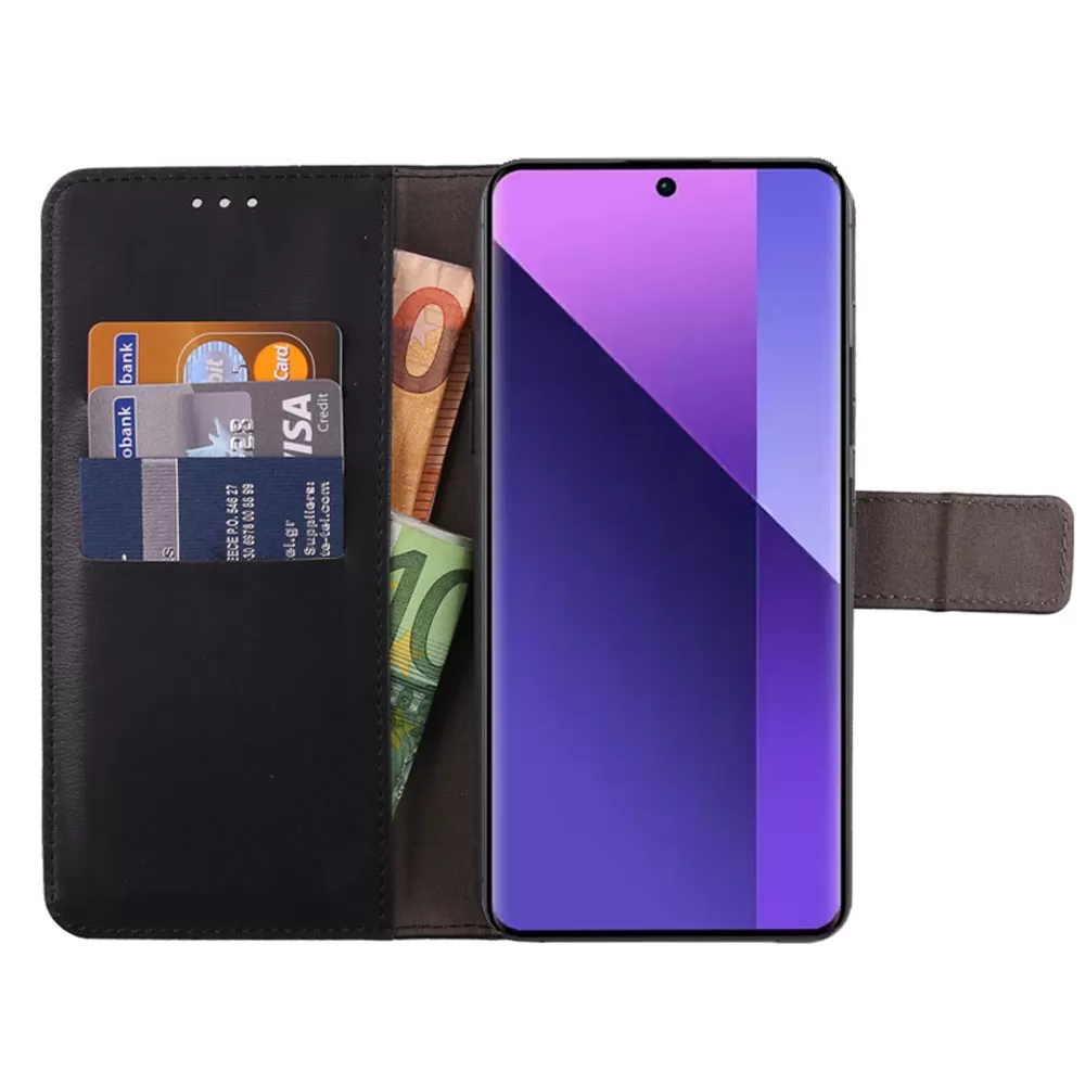 VOLTE-TEL ALLURE ΘΗΚΗ XIAOMI REDMI NOTE 13 PRO PLUS 5G 6.67in  MAGNET BOOK STAND CLIP BLACK - Image 6