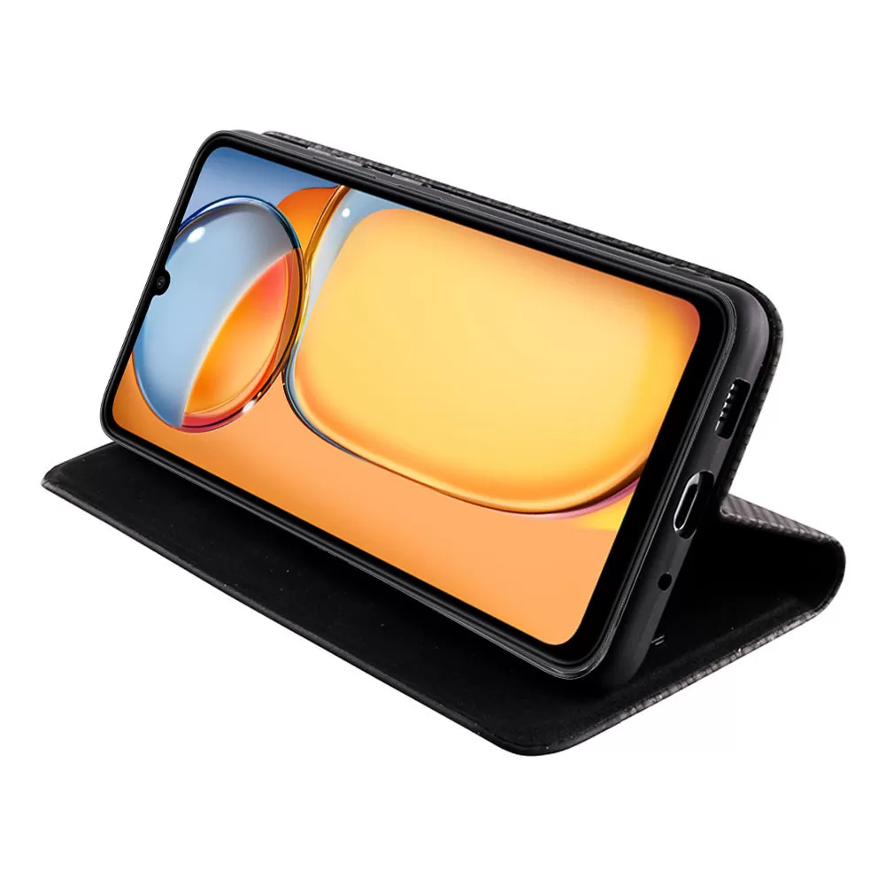 IDOL 1991 ELITE ΘΗΚΗ XIAOMI REDMI 13C 4G/5G 6.74in  ANTI-RFID BOOK STAND BLACK - Image 4