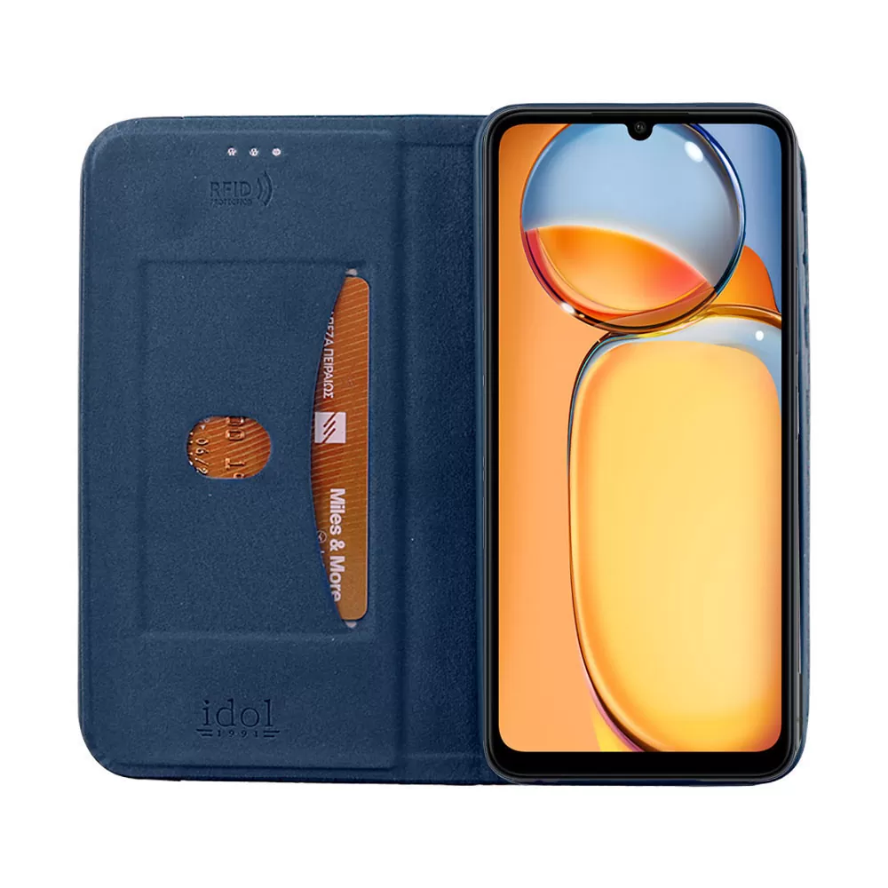 IDOL 1991 ELITE ΘΗΚΗ XIAOMI REDMI 13C 4G/5G 6.74in  ANTI-RFID BOOK STAND BLUE - Image 7