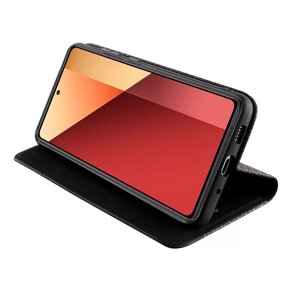 IDOL 1991 ELITE ΘΗΚΗ XIAOMI REDMI NOTE 13 5G 6.67in  ANTI-RFID BOOK STAND BLACK - Image 4