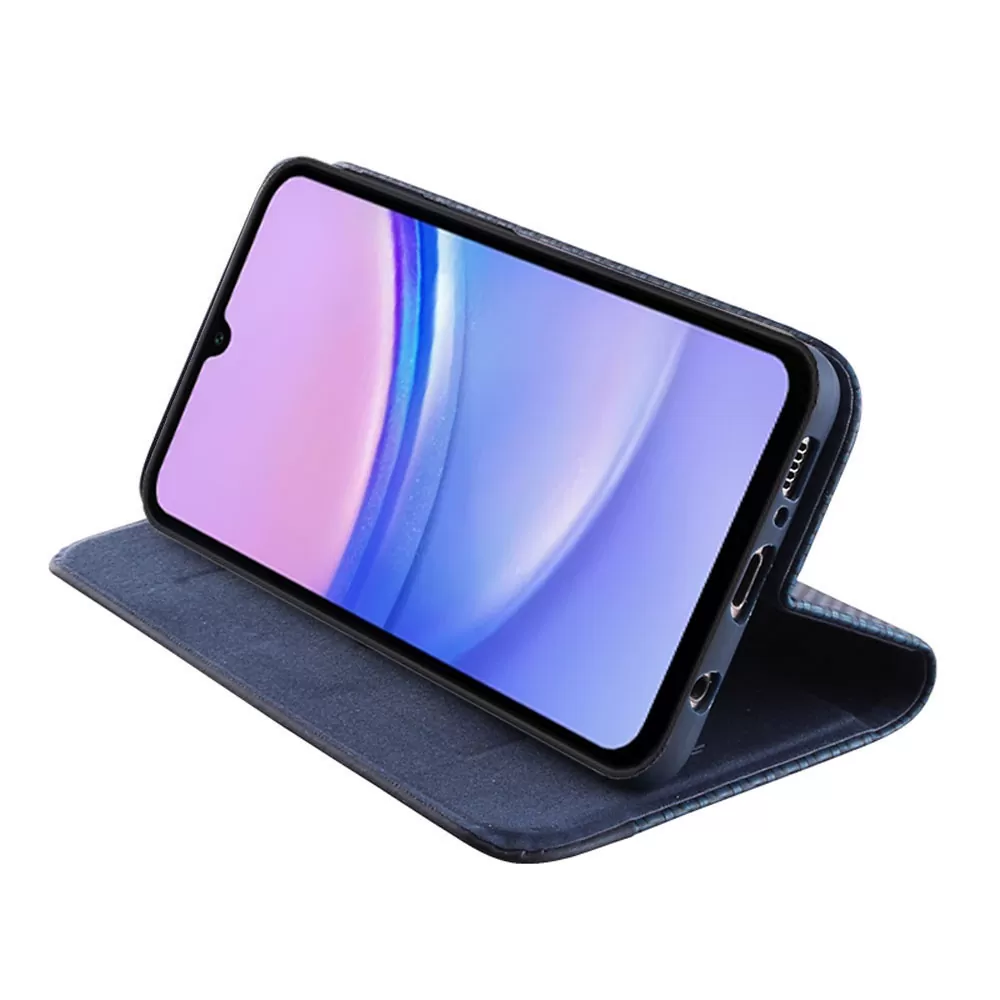 IDOL 1991 ELITE ΘΗΚΗ SAMSUNG A15 4G A155/A15 5G A156 6.4in  ANTI-RFID BOOK STAND BLUE - Image 4