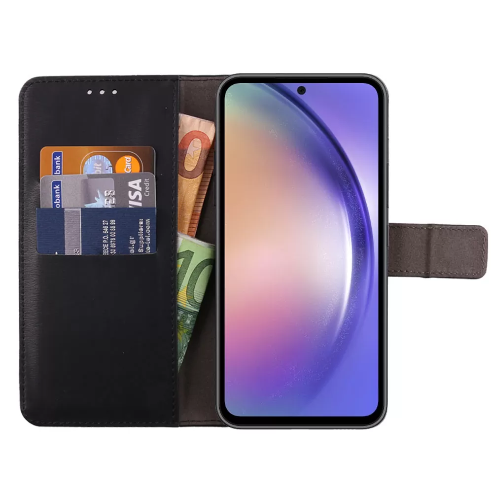 VOLTE-TEL ALLURE ΘΗΚΗ SAMSUNG A55 5G A556 6.6in  MAGNET BOOK STAND CLIP BLACK - Image 6