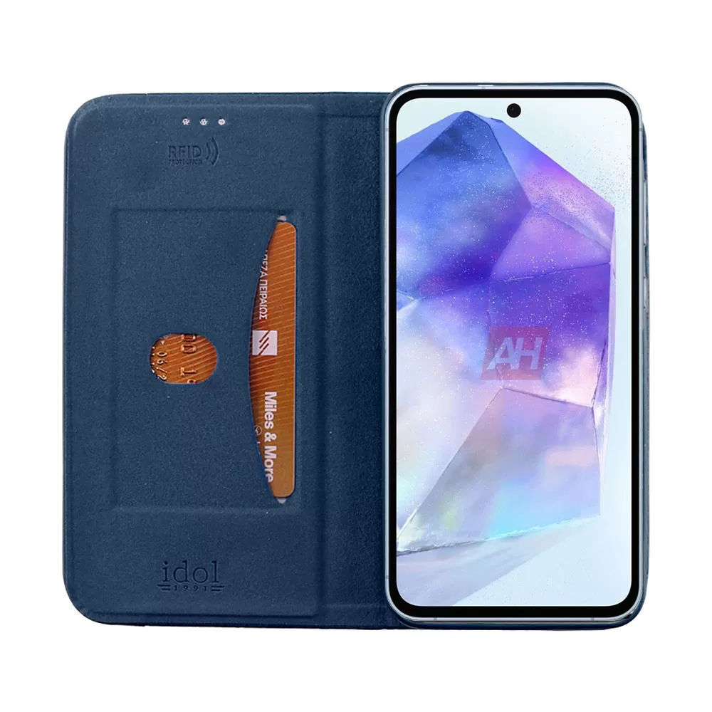 IDOL 1991 ELITE ΘΗΚΗ SAMSUNG A55 5G A556 6.6in ANTI-RFID BOOK STAND BLUE - Image 7