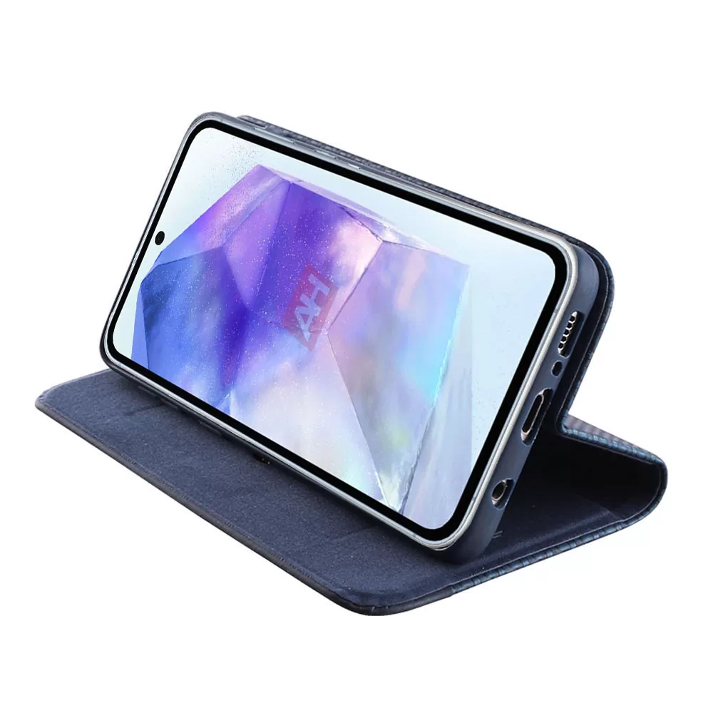 IDOL 1991 ELITE ΘΗΚΗ SAMSUNG A55 5G A556 6.6in ANTI-RFID BOOK STAND BLUE - Image 4