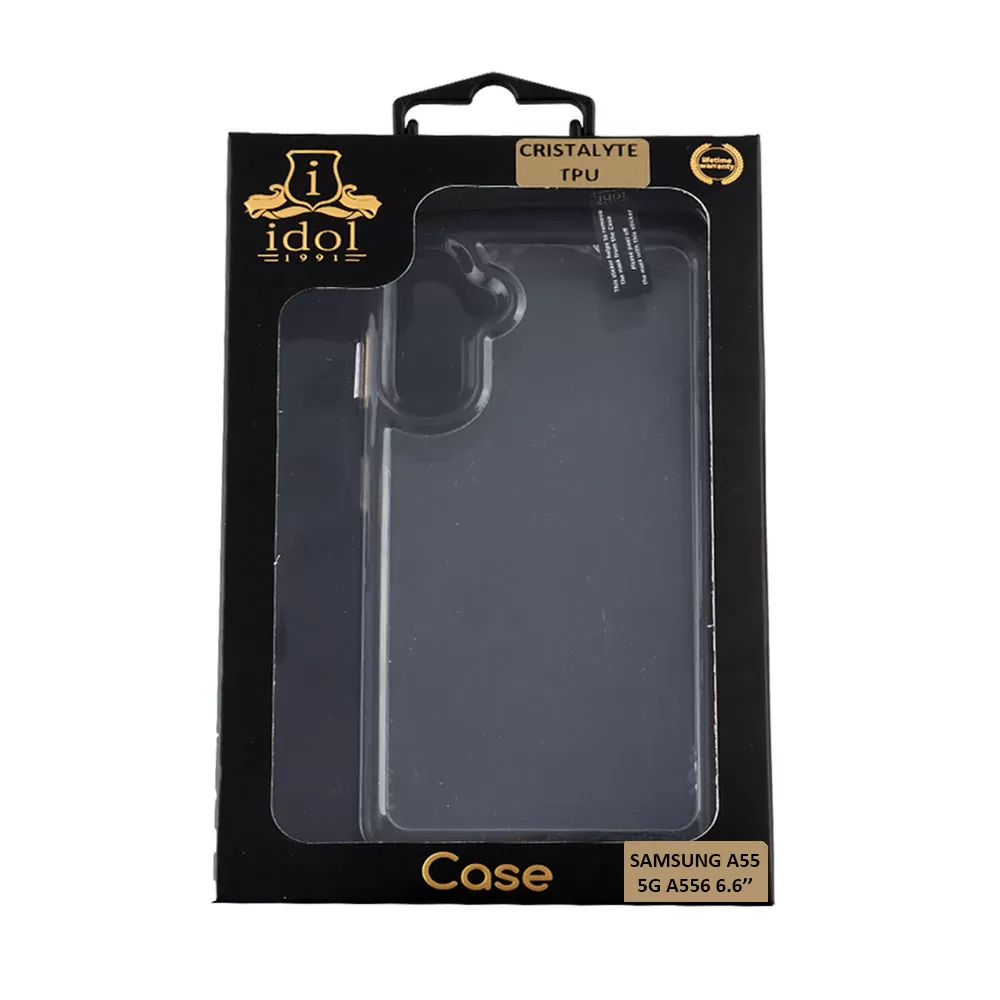 IDOL 1991 CRISTALYTE TPU ΘΗΚΗ SAMSUNG A55 5G A556 6.6in  CAMERA GUARD ΔΙΑΦΑΝΗ ΓΚΡΙ - Image 2