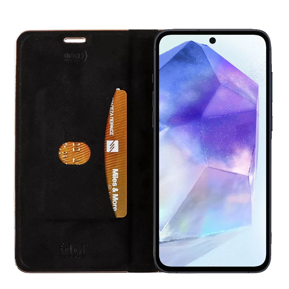 IDOL 1991 ELITE PRO ΘΗΚΗ SAMSUNG A55 5G A556 6.6in ANTI-RFID BOOK STAND BLACK - Image 6