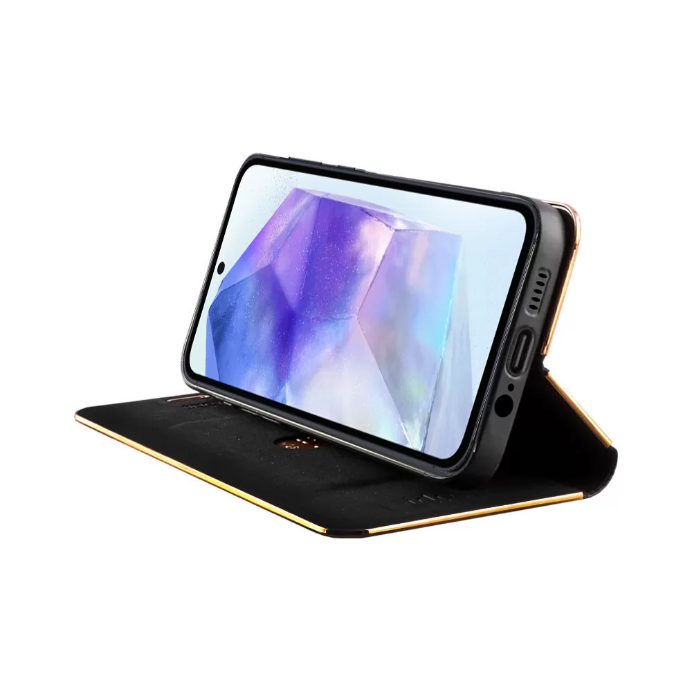 IDOL 1991 ELITE PRO ΘΗΚΗ SAMSUNG A55 5G A556 6.6in ANTI-RFID BOOK STAND BLACK - Image 4