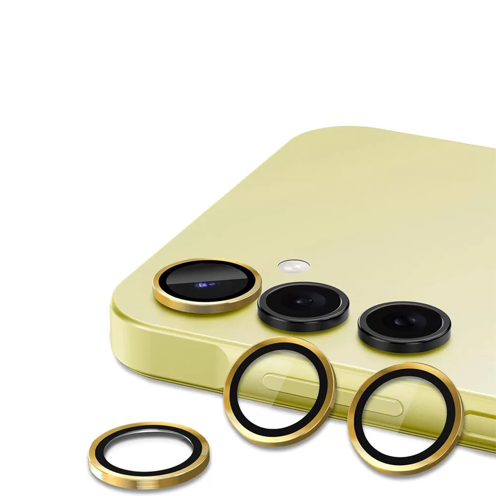 VOLTE-TEL CAMERA GLASS COVER SAMSUNG A55 5G Α556 6.6in 9H 0.30MM EASY APPLICATION GOLD - Image 4