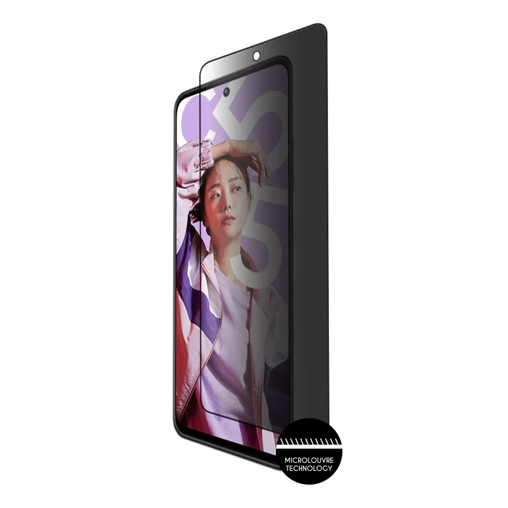 IDOL 1991 PRIVACY ANTISPY TEMPERED GLASS REALME C55 6.72in 9H 0.25mm SEMI CURVED FULL GLUE BLACK - Image 7