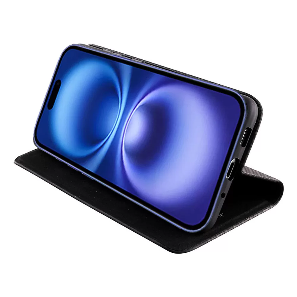 IDOL 1991 ELITE ΘΗΚΗ IPHONE 16 6.1in  ANTI-RFID BOOK STAND BLACK - Image 4
