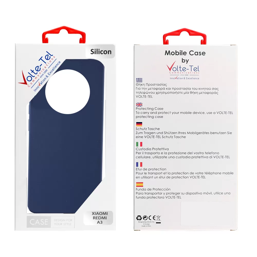 VOLTE-TEL SILICON TPU ΘΗΚΗ XIAOMI REDMI A3 4G/A3X 4G 6.71in  CAMERA GUARD BLUE - Image 2