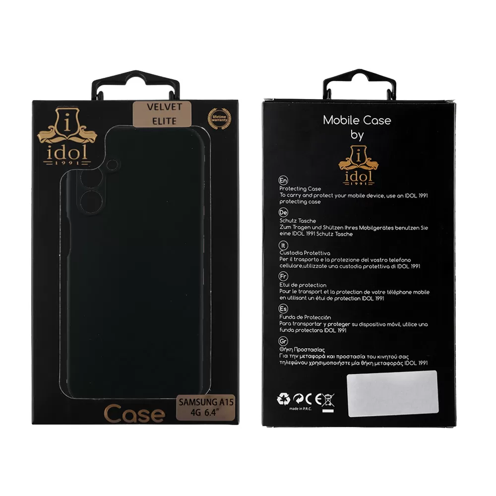 IDOL 1991 VELVET ELITE TPU ΘΗΚΗ SAMSUNG A15 4G A155/A15 5G A156 6.4in  4 SIDE FULL CAMERA PROTECTION DARK GREEN - Image 2