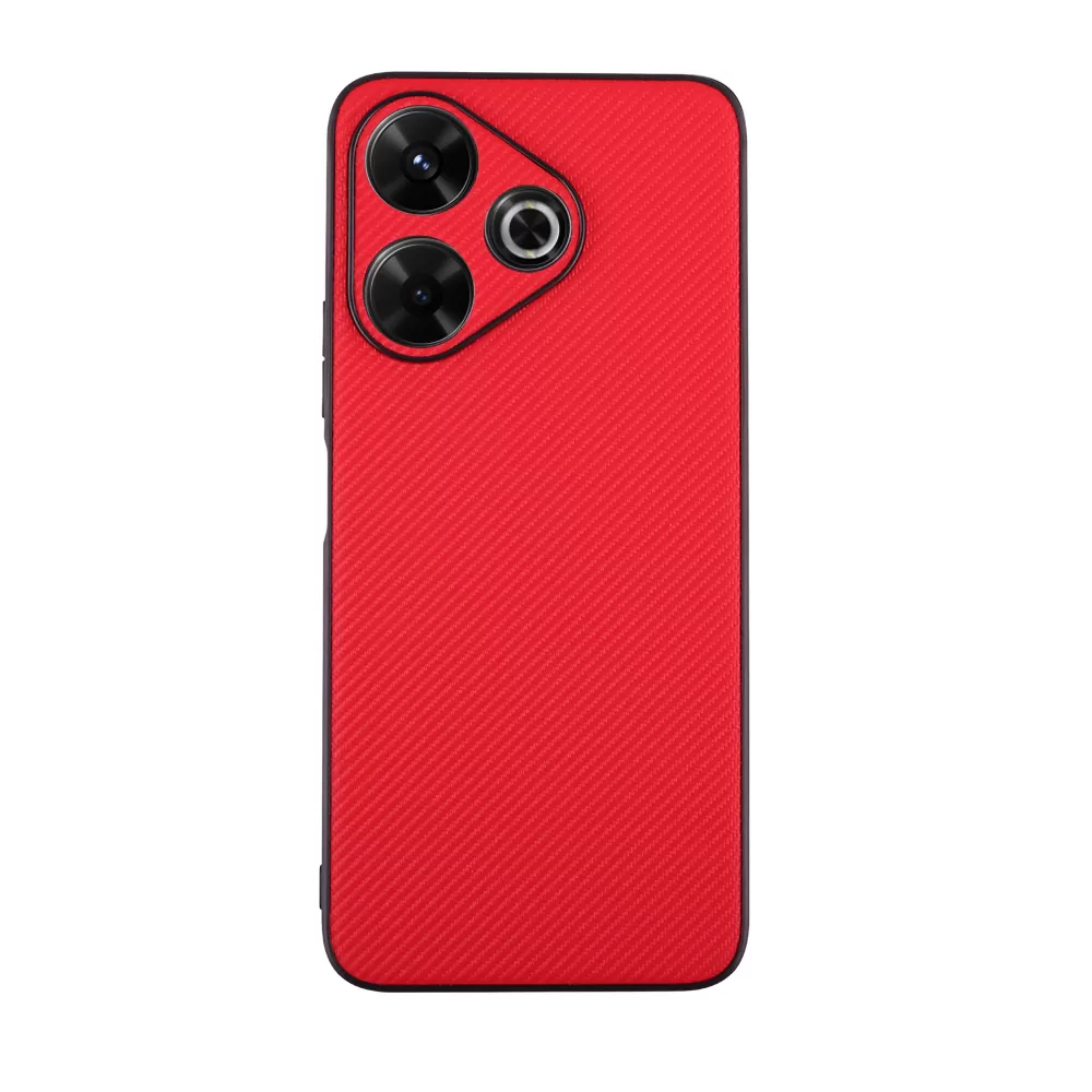 VOLTE-TEL CARBON LIFT ΘΗΚΗ XIAOMI REDMI 13/ POCO M6 4G 6,79in  FULL CAMERA PROTECTION RED - Image 6