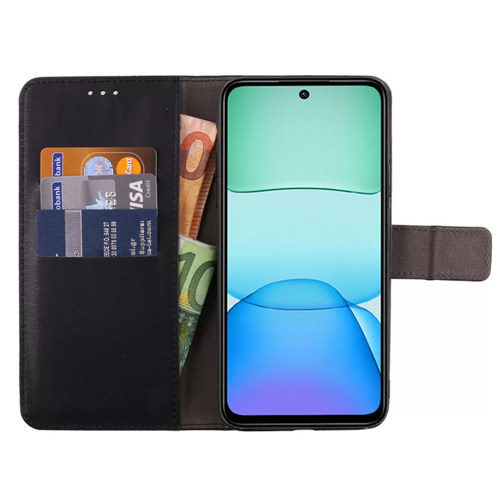 VOLTE-TEL ALLURE ΘΗΚΗ XIAOMI REDMI 13/ POCO M6 4G 6,79in  MAGNET BOOK STAND CLIP BLACK - Image 6