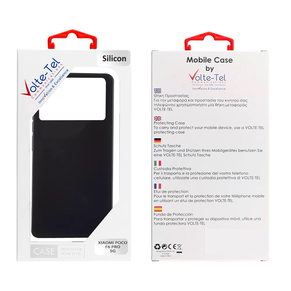 VOLTE-TEL SILICON TPU ΘΗΚΗ XIAOMI POCO F6 PRO 5G 6.67in  CAMERA GUARD BLACK - Image 2