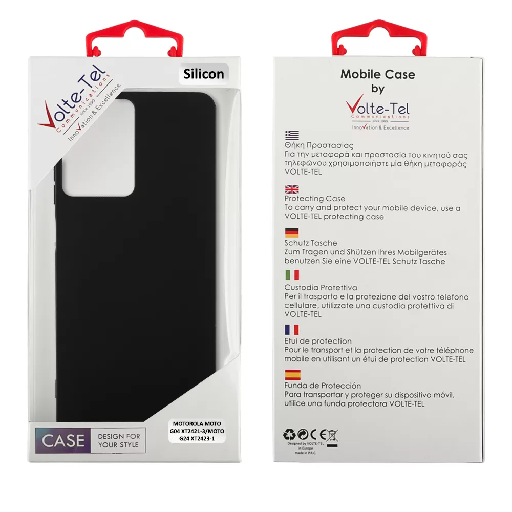 VOLTE-TEL SILICON TPU ΘΗΚΗ MOTOROLA MOTO G04/MOTO G24/MOTO G04s 6.56in  CAMERA GUARD BLACK - Image 2
