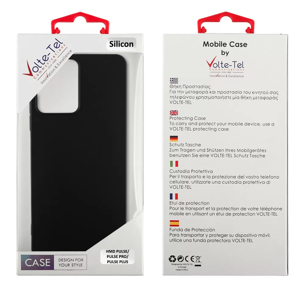 VOLTE-TEL SILICON TPU ΘΗΚΗ HMD PULSE/PULSE PRO/PULSE PLUS 6.65in  CAMERA GUARD BLACK - Image 2
