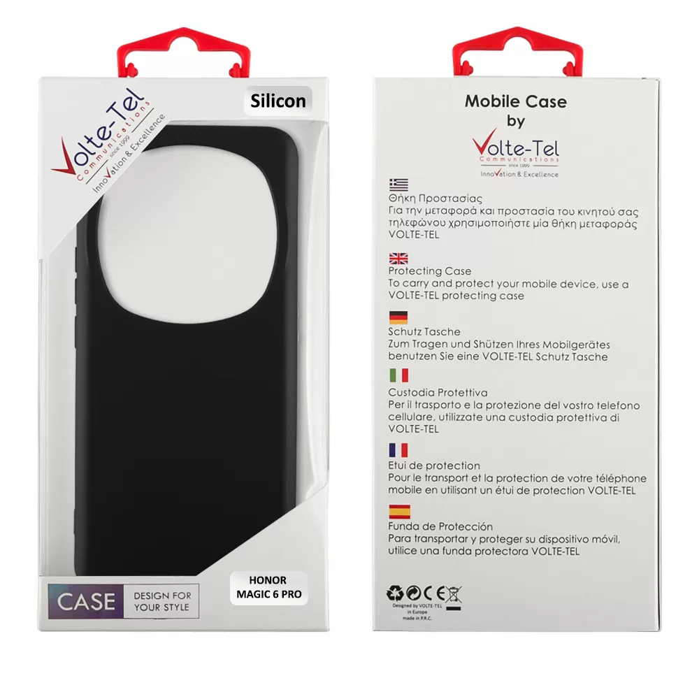 VOLTE-TEL SILICON TPU ΘΗΚΗ HONOR MAGIC 6 PRO 6.8in  CAMERA GUARD BLACK - Image 2