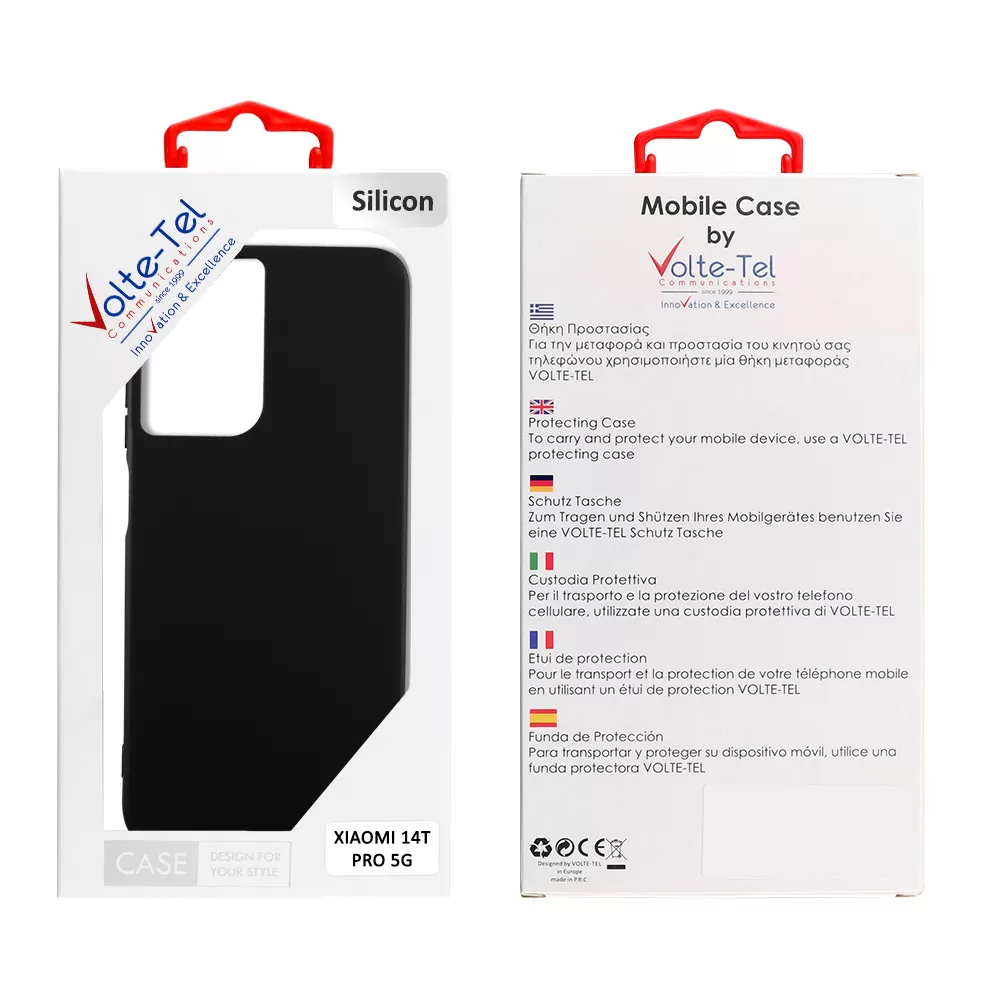 VOLTE-TEL SILICON TPU ΘΗΚΗ MOTOROLA MOTO G35 5G 6.72in  BLACK - Image 2