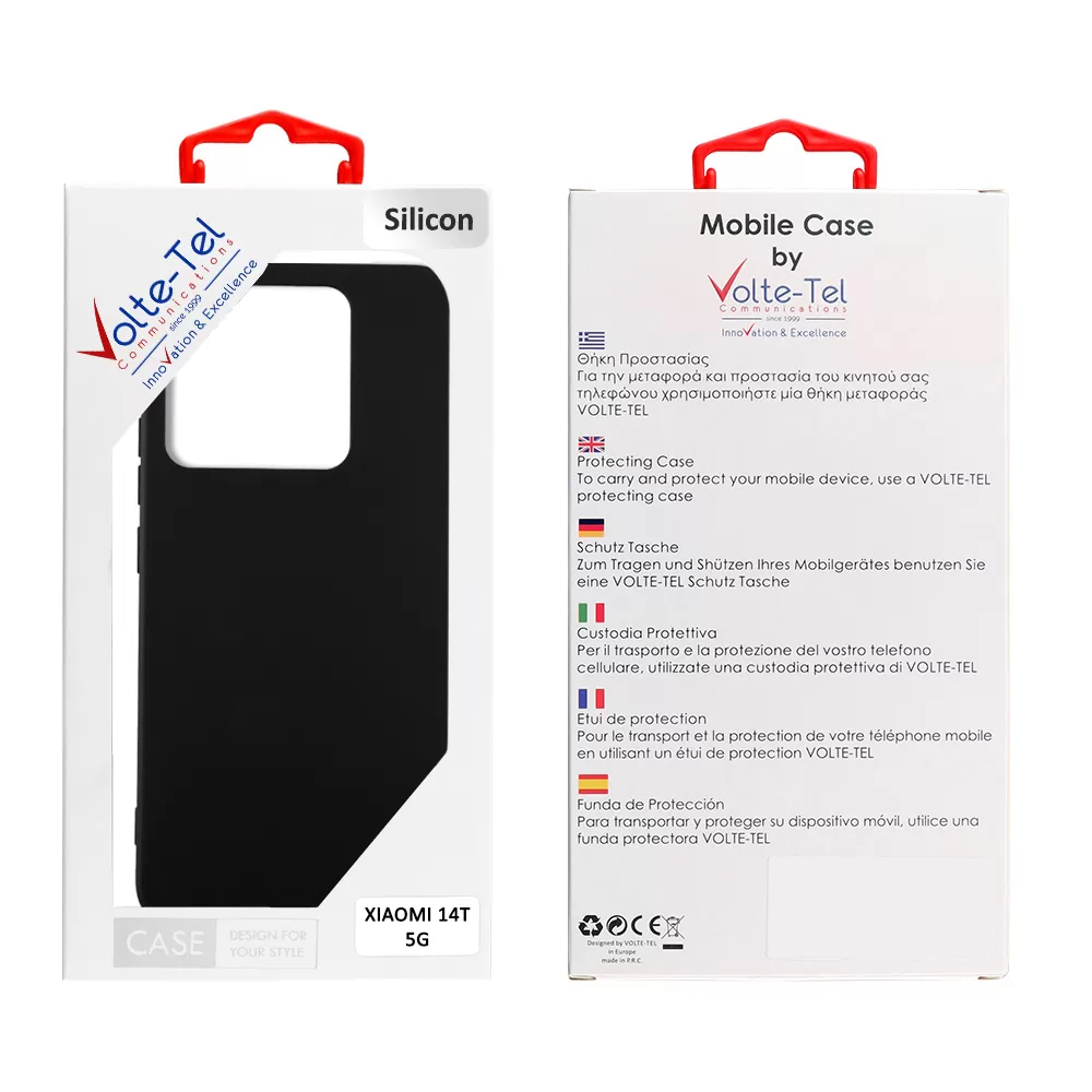 VOLTE-TEL SILICON TPU ΘΗΚΗ XIAOMI 14T 5G 6.67in  CAMERA GUARD BLACK - Image 2