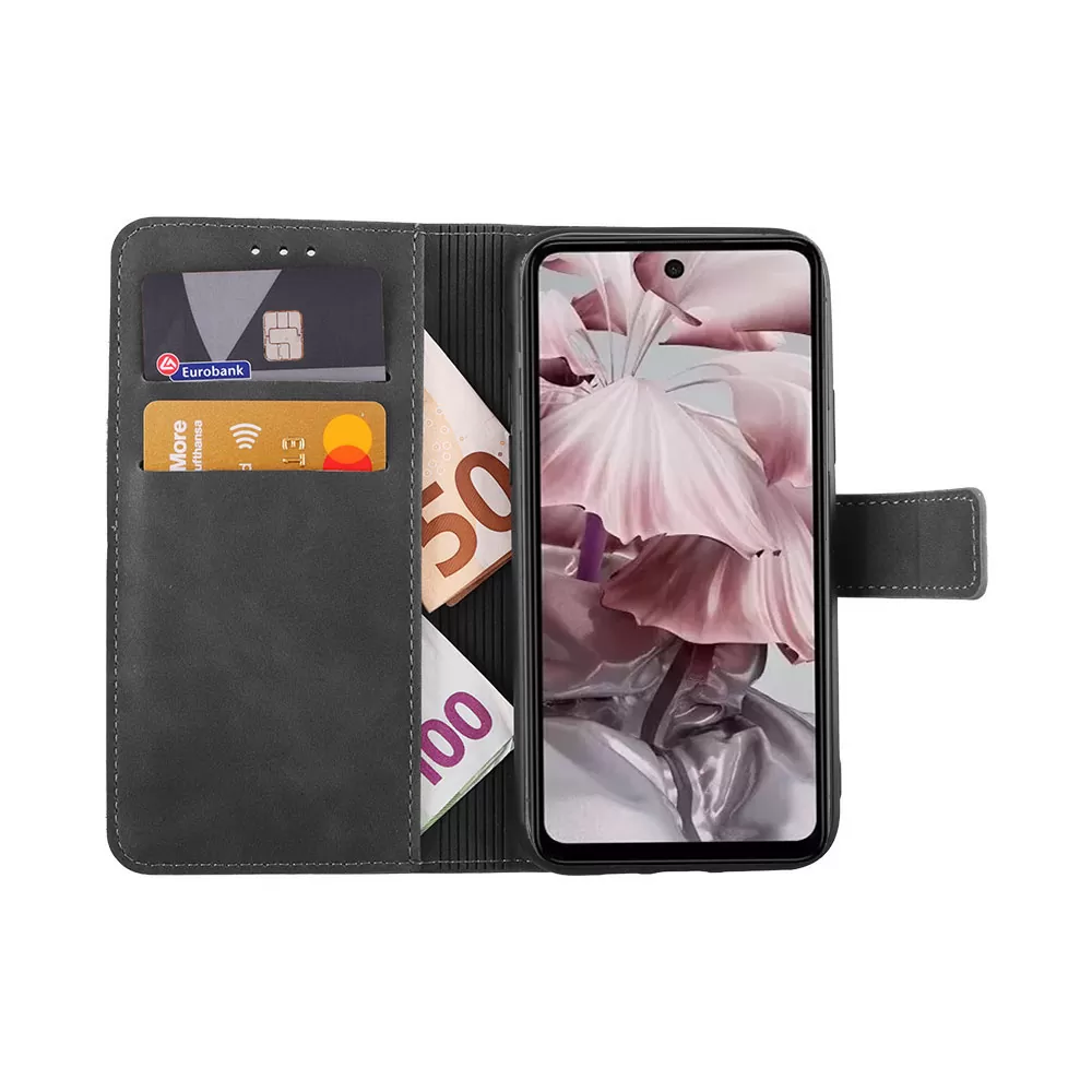 LIME ESSENTIAL ΘΗΚΗ HMD PULSE/PULSE PRO/PULSE PLUS 6.56in  MAGNET BOOK STAND CLIP GREY - Image 5