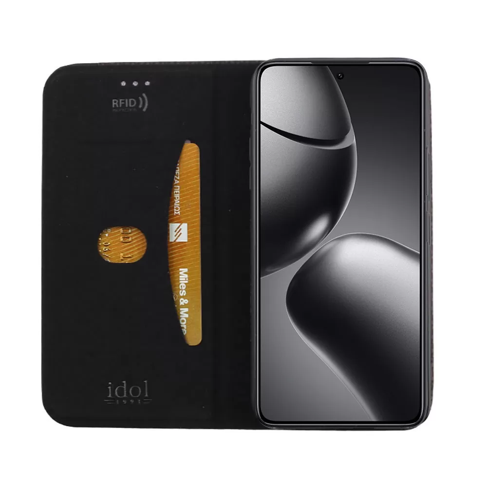 IDOL 1991 ELITE ΘΗΚΗ XIAOMI 14T PRO 5G 6.67in  ANTI-RFID BOOK STAND BLACK - Image 7