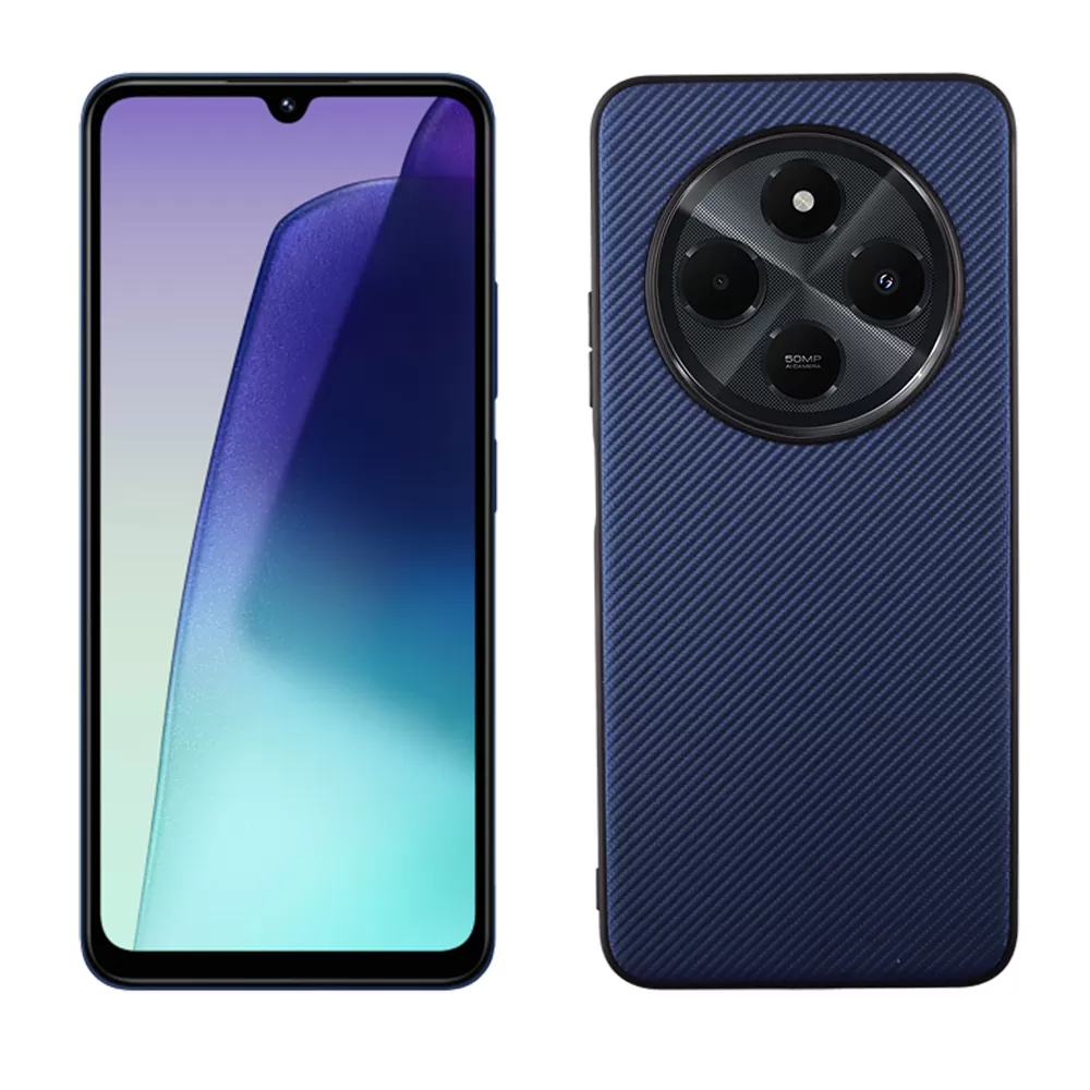 VOLTE-TEL CARBON LIFT ΘΗΚΗ XIAOMI REDMI 14C/ REDMI A4/ POCO C75 6.88in  CAMERA GUARD BLUE - Image 5