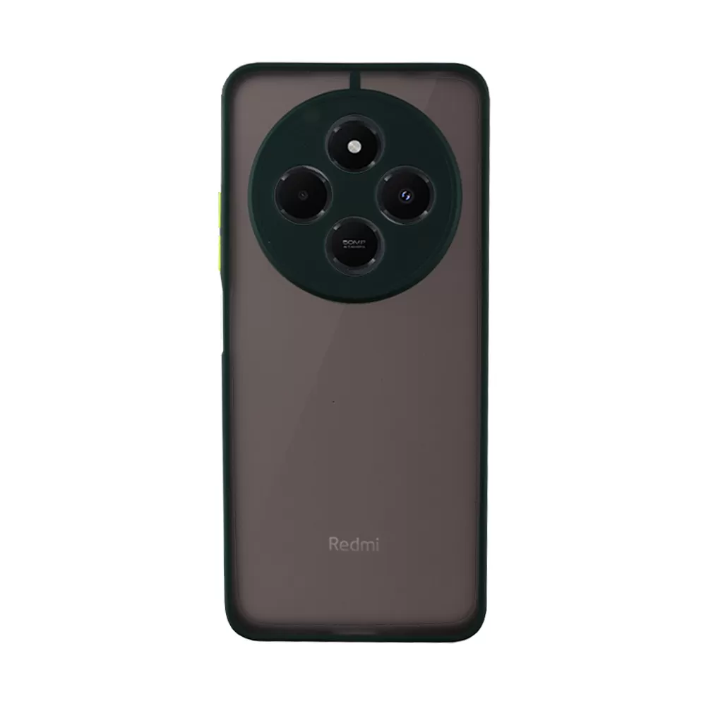 LIME HARDSHELL FUSION ΘΗΚΗ XIAOMI REDMI 14C/ REDMI A4/ POCO C75/ POCO M7 5G 6.88in  FULL CAMERA PROTECTION GREEN WITH YELLOW KEY - Image 6