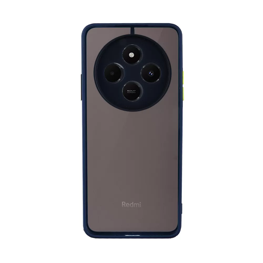 LIME HARDSHELL FUSION ΘΗΚΗ XIAOMI REDMI 14C/ REDMI A4/ POCO C75/ POCO M7 5G 6.88in  FULL CAMERA PROTECTION BLUE WITH YELLOW KEYS - Image 6