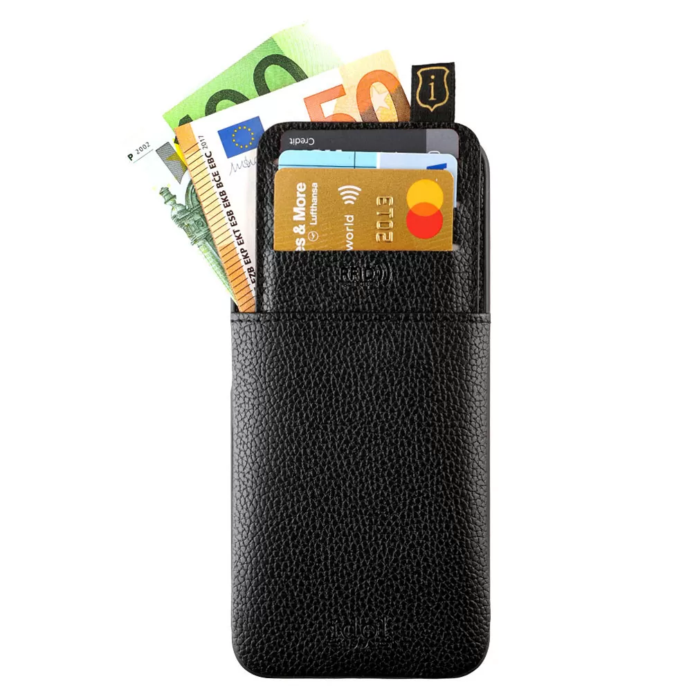 IDOL 1991 ANTI-RFID LEATHER SMART WALLET ΘΗΚΗ XIAOMI REDMI NOTE 14 PRO 5G/POCO X7 6.67in FULL CAMERA PROTECTION BLACK - Image 6