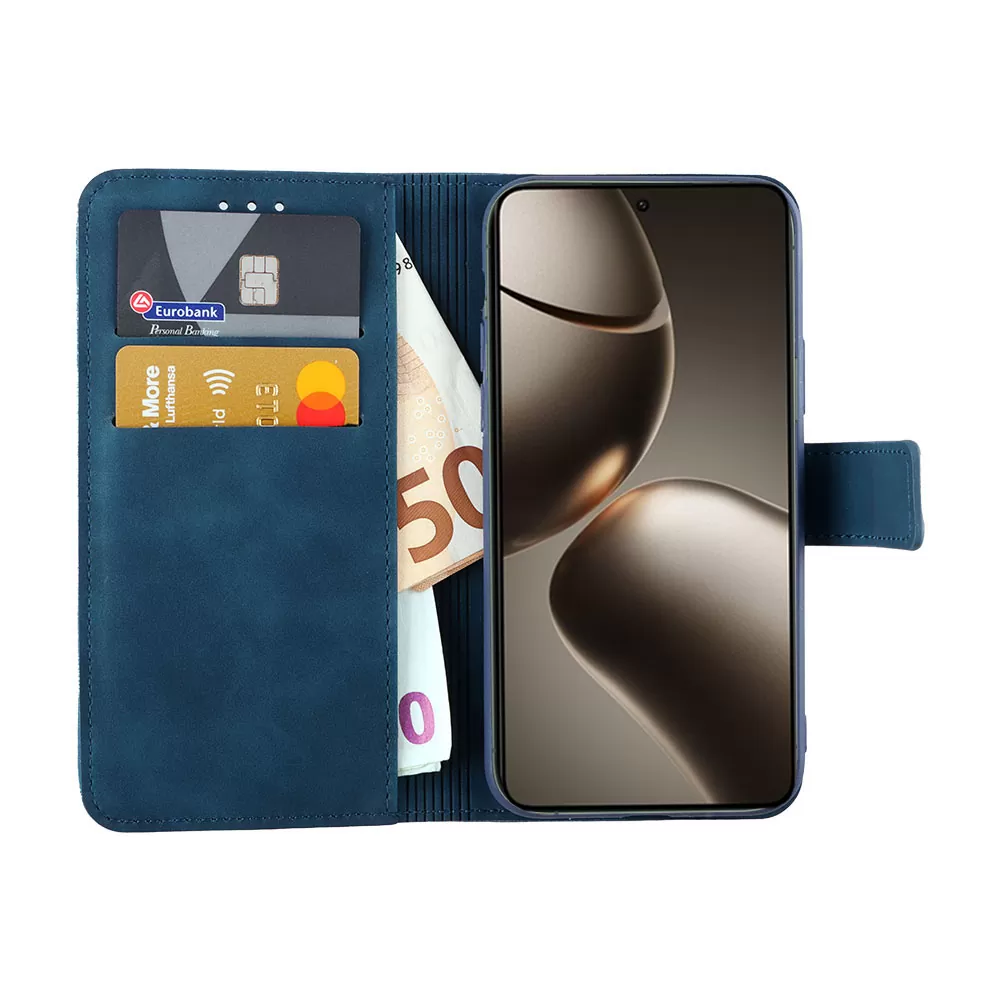 LIME ESSENTIAL ΘΗΚΗ XIAOMI 14T PRO 5G 6.67in  MAGNET BOOK STAND CLIP  DARK BLUE - Image 5