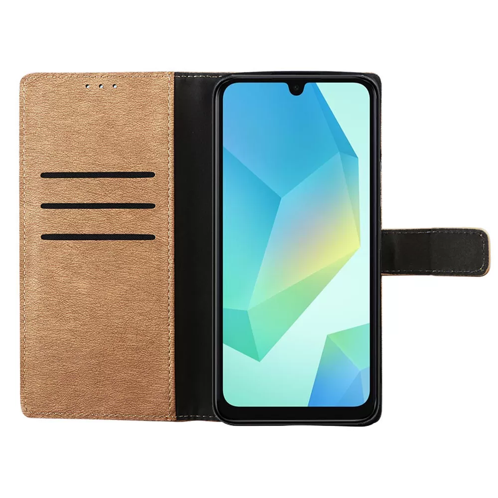 VOLTE-TEL ALLURE ΘΗΚΗ SAMSUNG A16 4G A165/A16 5G A166 6.7in MAGNET BOOK STAND CLIP GOLD - Image 6