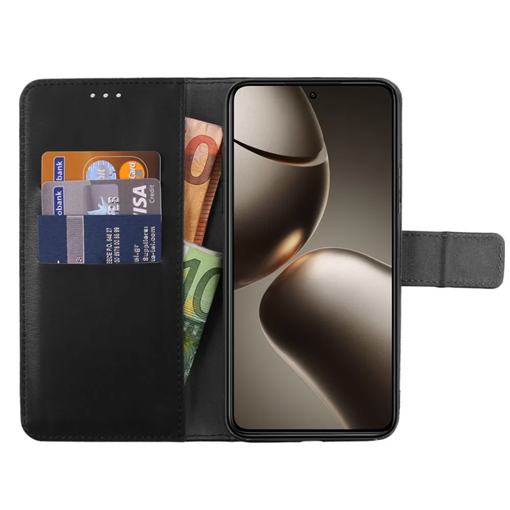 VOLTE-TEL ALLURE ΘΗΚΗ XIAOMI 14T PRO 5G 6.67in  MAGNET BOOK STAND CLIP BLACK - Image 6