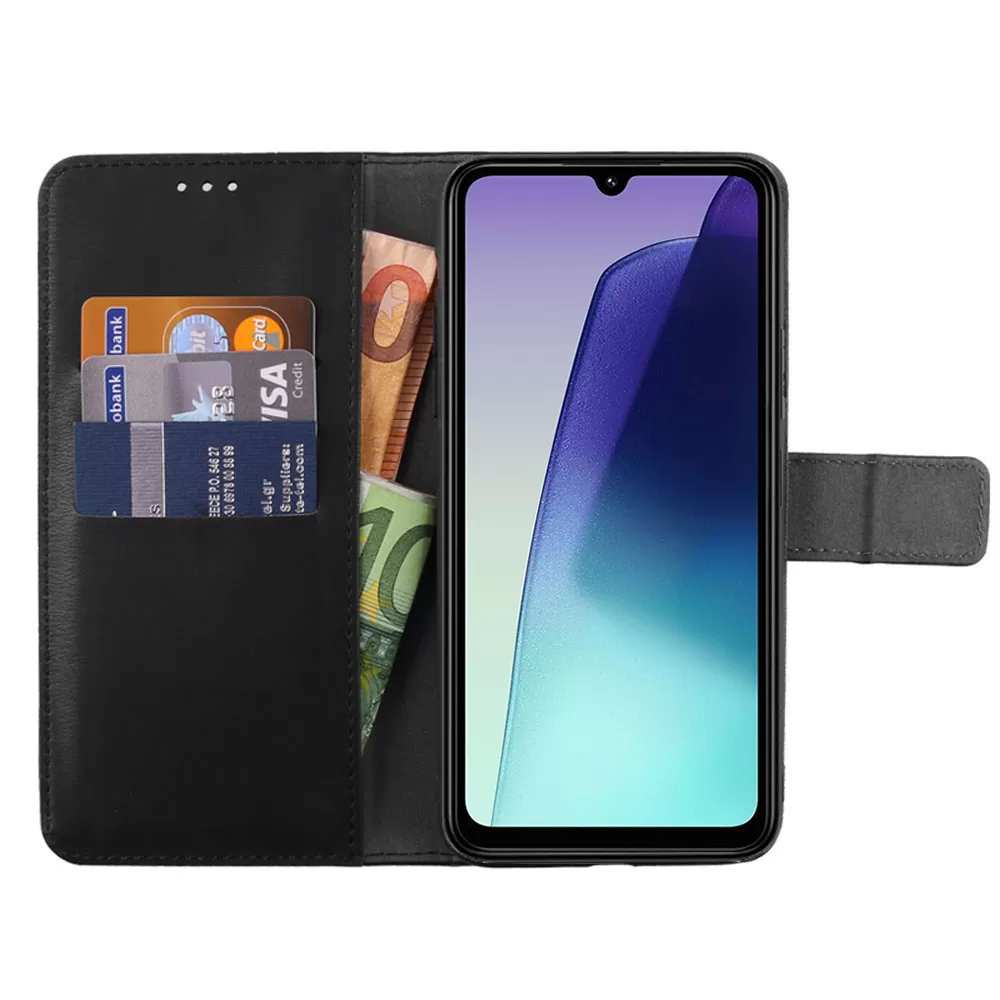 VOLTE-TEL ALLURE ΘΗΚΗ XIAOMI REDMI 14C/ REDMI A4/ POCO C75 6.88in  MAGNET BOOK STAND CLIP BLACK - Image 6