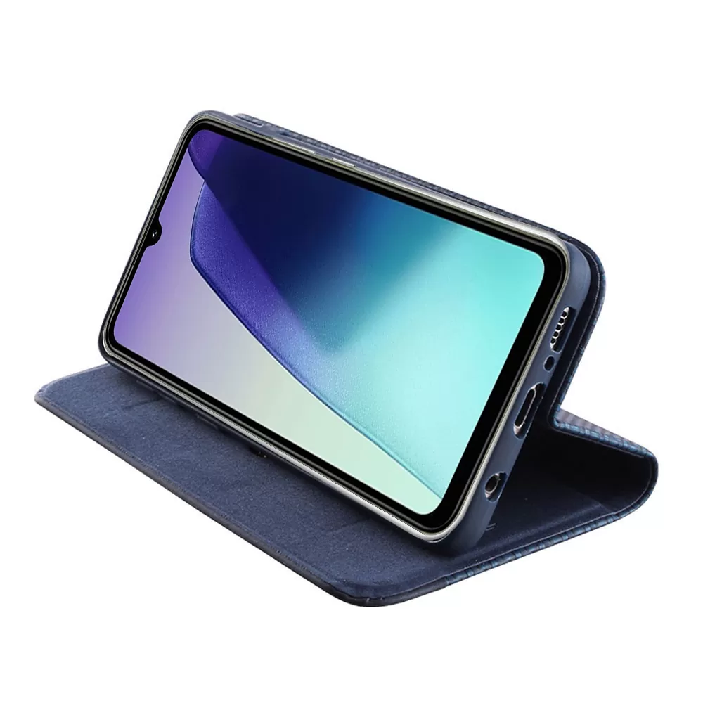 IDOL 1991 ELITE ΘΗΚΗ XIAOMI REDMI 14C/ REDMI A4/ POCO C75/ POCO M7 5G 6.88in  ANTI-RFID BOOK STAND BLUE - Image 4