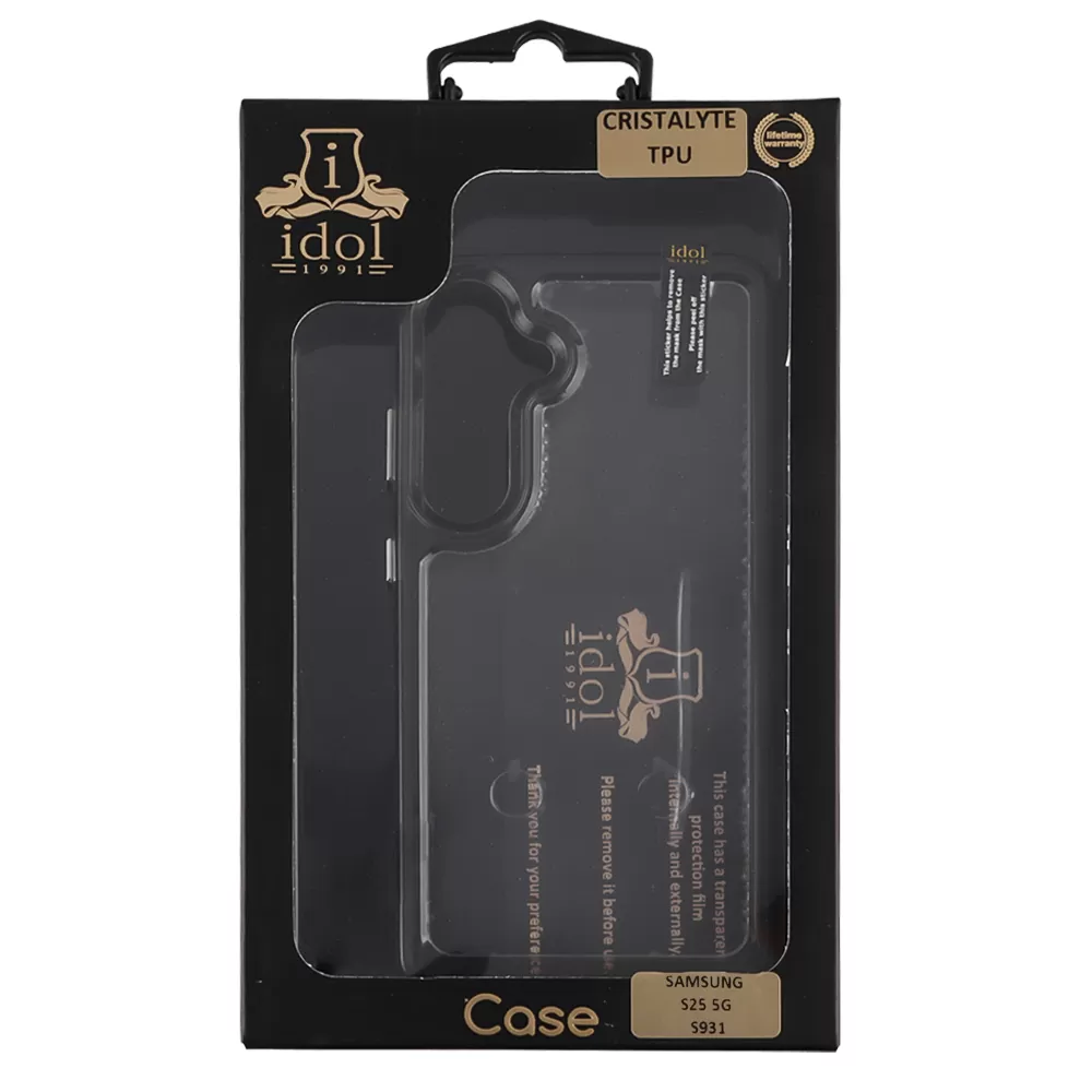 IDOL 1991 CRISTALYTE TPU ΘΗΚΗ SAMSUNG S25 5G S931 6.2in CAMERA GUARD ΔΙΑΦΑΝΗ ΓΚΡΙ - Image 2