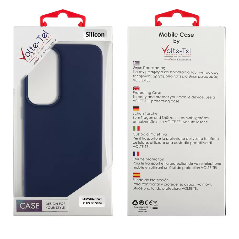 VOLTE-TEL SILICON TPU ΘΗΚΗ SAMSUNG S25 PLUS 5G S936 6.7in  CAMERA GUARD BLUE - Image 2